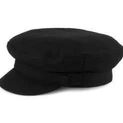 Hot Casquette de Marin en Melton Mariner noir Femme Casquettes Femme|Chapeaux Femme