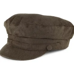 Fashion Casquette de Marin en Velours Côtelé Mariner olive Femme Casquettes Femme|Casquettes De Marin