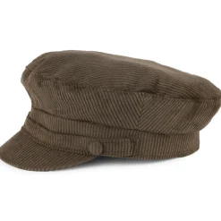 Fashion Casquette de Marin en Velours Côtelé Mariner olive Femme Casquettes Femme|Casquettes De Marin