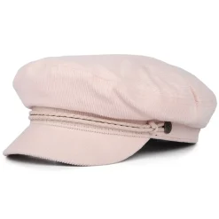 Cheap Casquette de Marin en Velours Côtelé vieux rose Femme Casquettes Femme|Chapeaux Femme