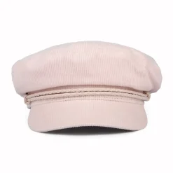 Cheap Casquette de Marin en Velours Côtelé vieux rose Femme Casquettes Femme|Chapeaux Femme