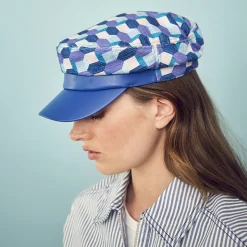 Outlet Casquette de Marin Graphique violet-bleu Femme Casquettes Femme|Chapeaux Femme