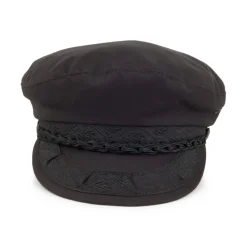 Hot Casquette de Marin Grec en Coton noir JAXON & JAMES Femme/Homme Grandes Tailles|Casquettes De Marin