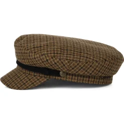 Store Casquette de Marin Pied-de-Poule caramel-noir Femme/Homme Casquettes De Marin|Casquettes De Marin