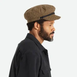 Store Casquette de Marin Pied-de-Poule caramel-noir Femme/Homme Casquettes De Marin|Casquettes De Marin