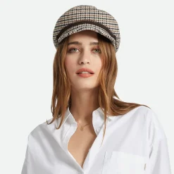 Online Casquette de Marin Pied-de-Poule sable-marron-orange Femme/Homme Casquettes De Marin|Casquettes De Marin