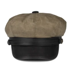 Best Sale Casquette de Motard Rebelle beige britannique JAXON & JAMES Femme/Homme Chapeaux De Pluie|Casquettes Plates