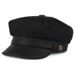 Fashion Casquette de Motard Rebelle noir JAXON & JAMES Femme/Homme Chapeaux De Pluie|Casquettes Plates