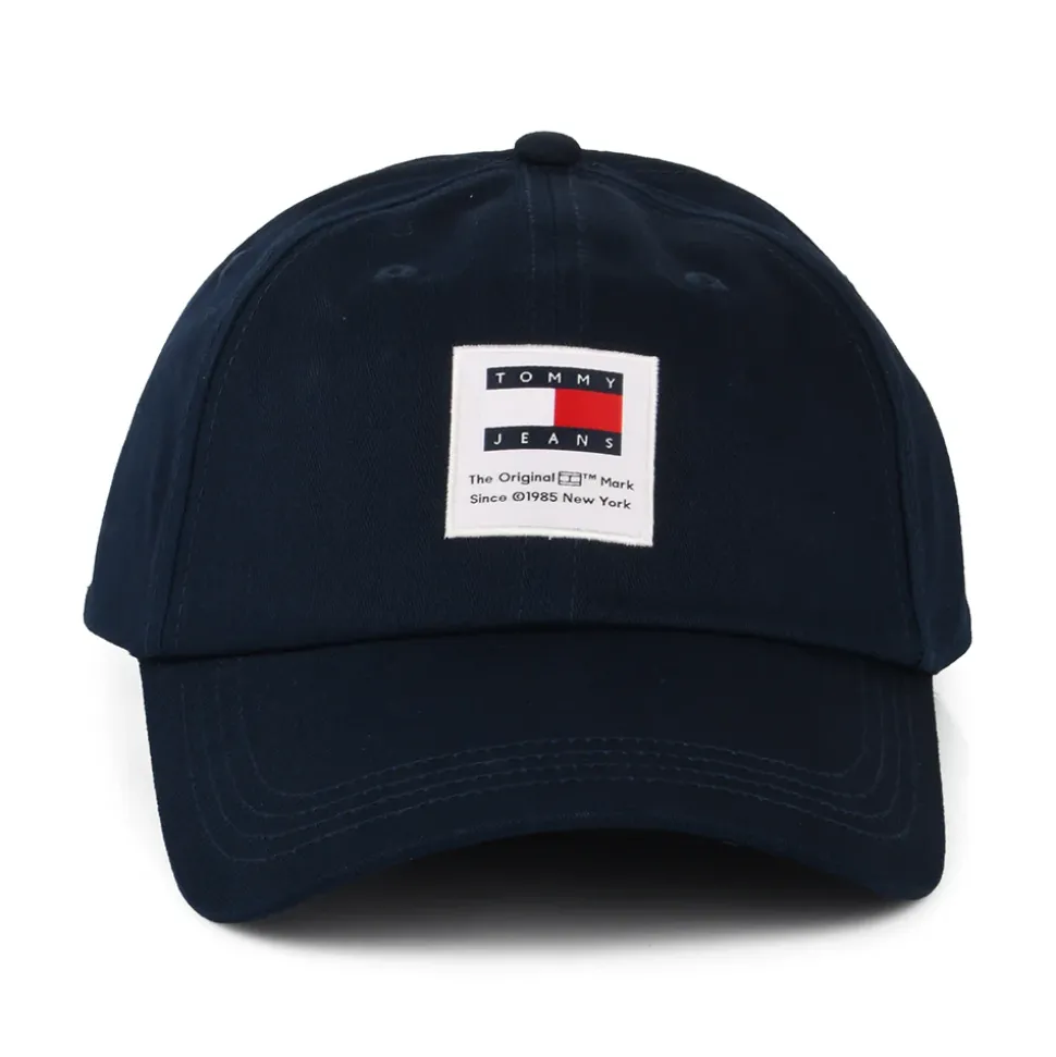 Online Casquette en Coton Bio TJM Modern Patch bleu marine Homme Casquettes Homme