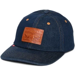 Fashion Casquette en Denim Relaxed Heritage bleu foncé LEVI'S Homme Casquettes De Baseball|Casquettes Homme