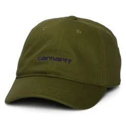 Shop Casquette en Toile de Coton Script olive Homme Casquettes Homme