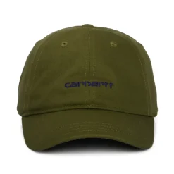 Shop Casquette en Toile de Coton Script olive Homme Casquettes Homme