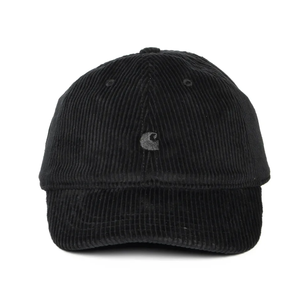 Cheap Casquette en Velours Côtelé Large Harlem noir sur noir Homme Casquettes De Baseball|Casquettes Homme