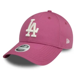 Best Casquette Femme 9FORTY MLB League Essential L.A. Dodgers mauve-blanc cassé Femme Casquettes De Baseball|Casquettes Femme