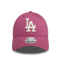 Best Casquette Femme 9FORTY MLB League Essential L.A. Dodgers mauve-blanc cassé Femme Casquettes De Baseball|Casquettes Femme