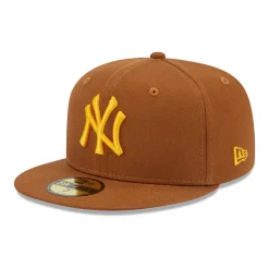 Best Casquette 59FIFTY MLB League Essential New York Yankees toffee-jaune Homme Casquettes De Baseball|Casquettes Homme