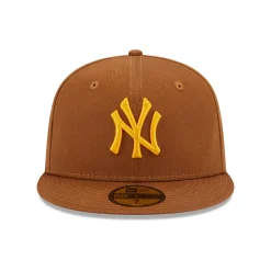 Best Casquette 59FIFTY MLB League Essential New York Yankees toffee-jaune Homme Casquettes De Baseball|Casquettes Homme