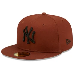 Best Casquette 59FIFTY MLB League Essential New York Yankees marron-noir Homme Casquettes De Baseball|Casquettes Homme
