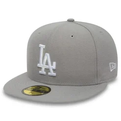 Best Casquette 59FIFTY MLB League Basic L.A. Dodgers gris Homme Grandes Tailles|Casquettes De Baseball