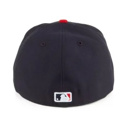 Best Casquette 59FIFTY MLB On Field AC Perf Atlanta Braves bleu marine-rouge Homme Grandes Tailles|Casquettes De Baseball