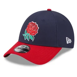 Best Sale Casquette 9FORTY Core Fédération Anglaise de Rugby à XV bleu marine-écarlate Homme Casquettes De Baseball|Casquettes Homme