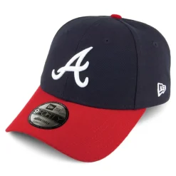 Best Casquette 9FORTY League Atlanta Braves bleu marine-rouge Homme Casquettes De Baseball|Casquettes Homme