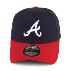 Best Casquette 9FORTY League Atlanta Braves bleu marine-rouge Homme Casquettes De Baseball|Casquettes Homme