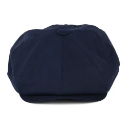 Sale Casquette Gavroche à 8 Pans en Coton et Lin bleu marine Femme/Homme Casquettes Plates|Casquettes Plates