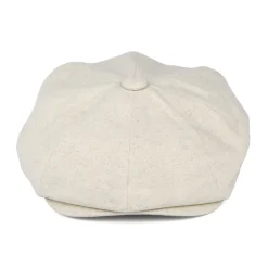Clearance Casquette Gavroche à 8 Pans en Coton et Lin avoine Femme/Homme Casquettes Plates|Casquettes Plates