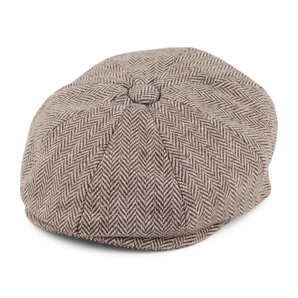 Shop Casquette Gavroche Bébé à Chevrons marron JAXON & JAMES Femme/Enfant Garçons|Bébés