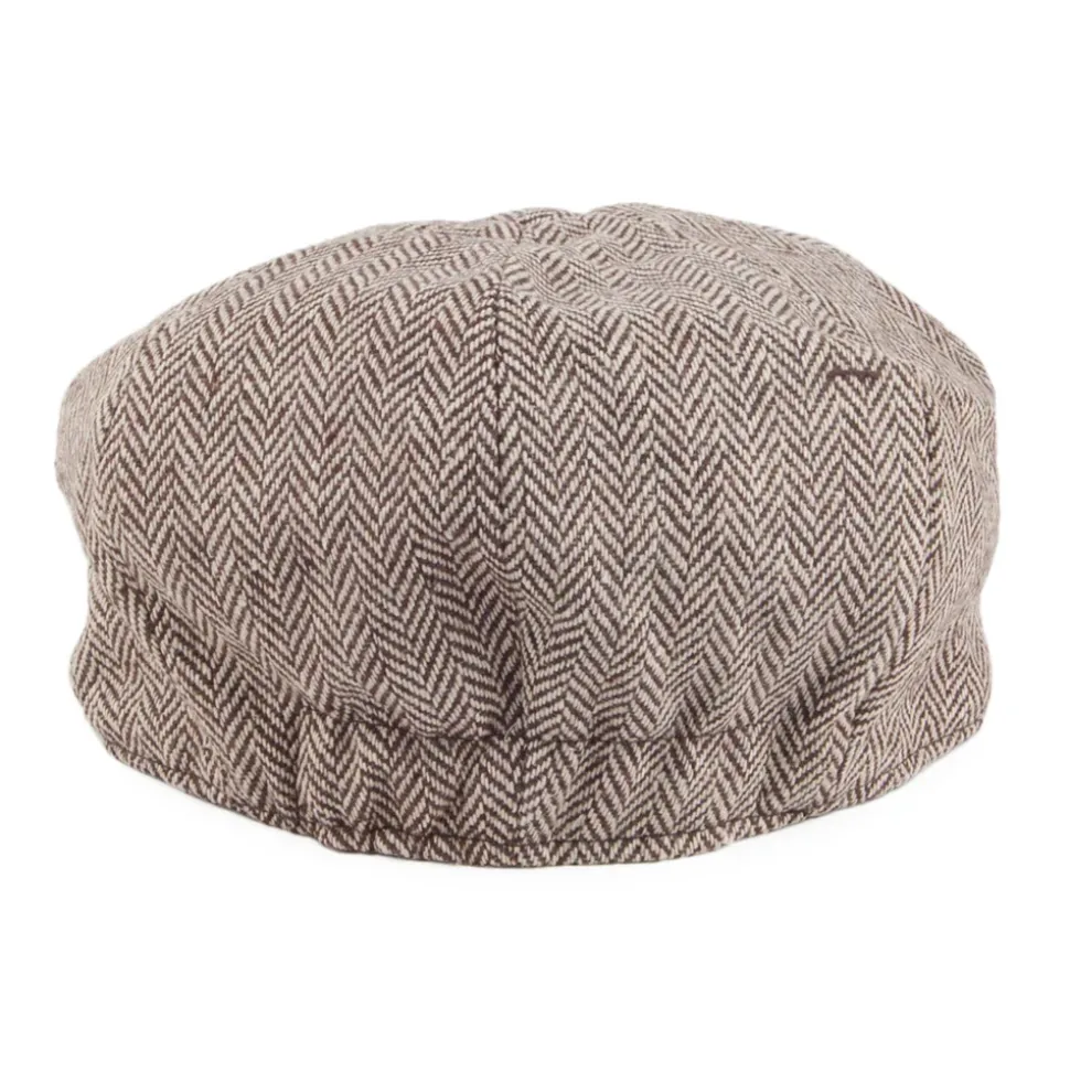 Shop Casquette Gavroche Bébé à Chevrons marron JAXON & JAMES Femme/Enfant Garçons|Bébés
