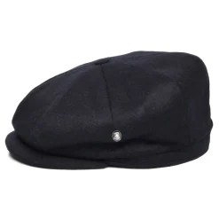 Clearance Casquette Gavroche Calotte Profonde en Laine Loden bleu marine Femme/Homme Casquettes Plates|Grandes Tailles