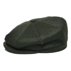Best Casquette Gavroche Calotte Profonde en Laine Loden vert foncé Femme/Homme Casquettes Plates|Chapeaux Hiver