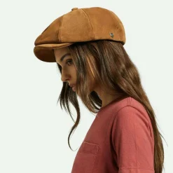 Hot Casquette Gavroche en Daim Brood Reserve toffee Femme/Homme Casquettes Plates|Casquettes Plates