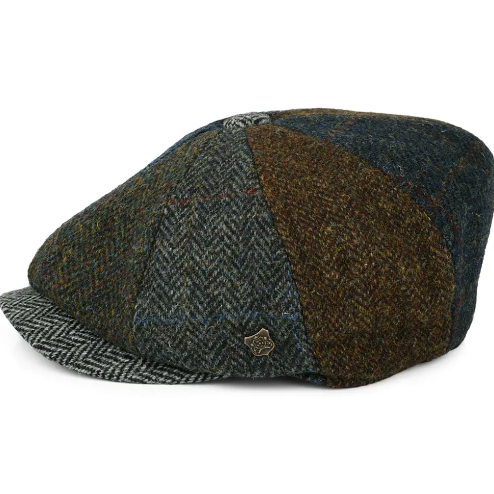Cheap Casquette Gavroche en Harris Tweed Lewis II multicolore Femme/Homme Casquettes Plates|Chapeaux Hiver