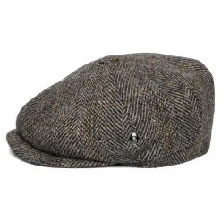 Store Casquette Gavroche en Harris Tweed Arthur multicolore Femme/Homme Casquettes Plates|Grandes Tailles