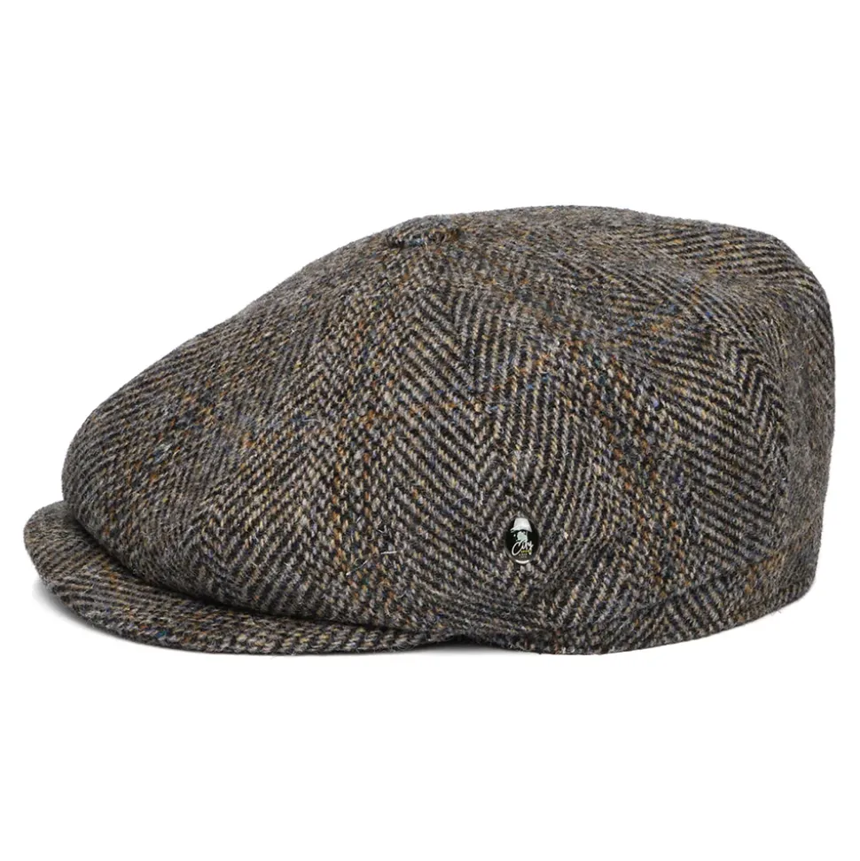 Store Casquette Gavroche en Harris Tweed Arthur multicolore Femme/Homme Casquettes Plates|Grandes Tailles