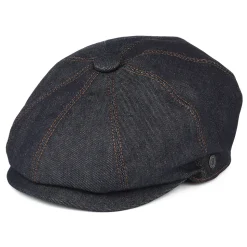 Discount Casquette Gavroche en Jean bleu foncé JAXON & JAMES Femme Casquettes Plates|Casquettes Femme