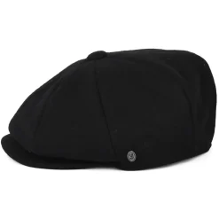 Store Casquette Gavroche en Laine Melton noir JAXON & JAMES Femme/Homme Casquettes Plates|Grandes Tailles