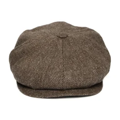 Fashion Casquette Gavroche en Laine Mérinos marron Femme/Homme Casquettes Plates|Chapeaux Hiver