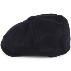 Cheap Casquette Gavroche en Laine Melton bleu marine Femme Casquettes Plates|Casquettes Femme