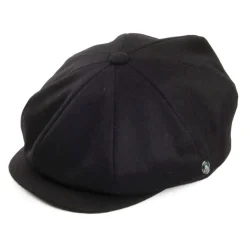 Best Casquette Gavroche En Laine Loden noir Femme Casquettes Plates|Casquettes Femme