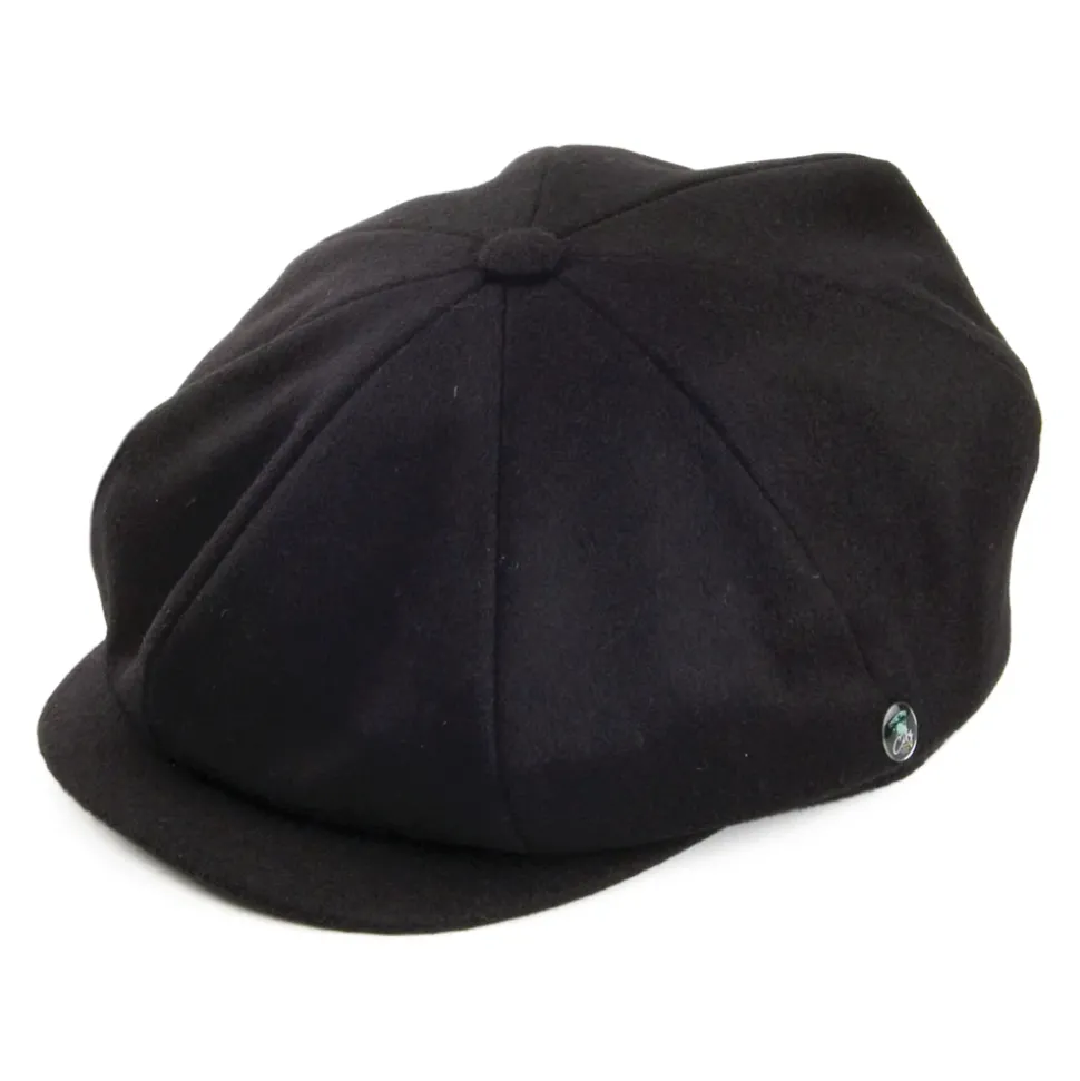 Best Casquette Gavroche En Laine Loden noir Femme Casquettes Plates|Casquettes Femme