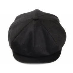 Best Casquette Gavroche En Laine Loden noir Femme Casquettes Plates|Casquettes Femme