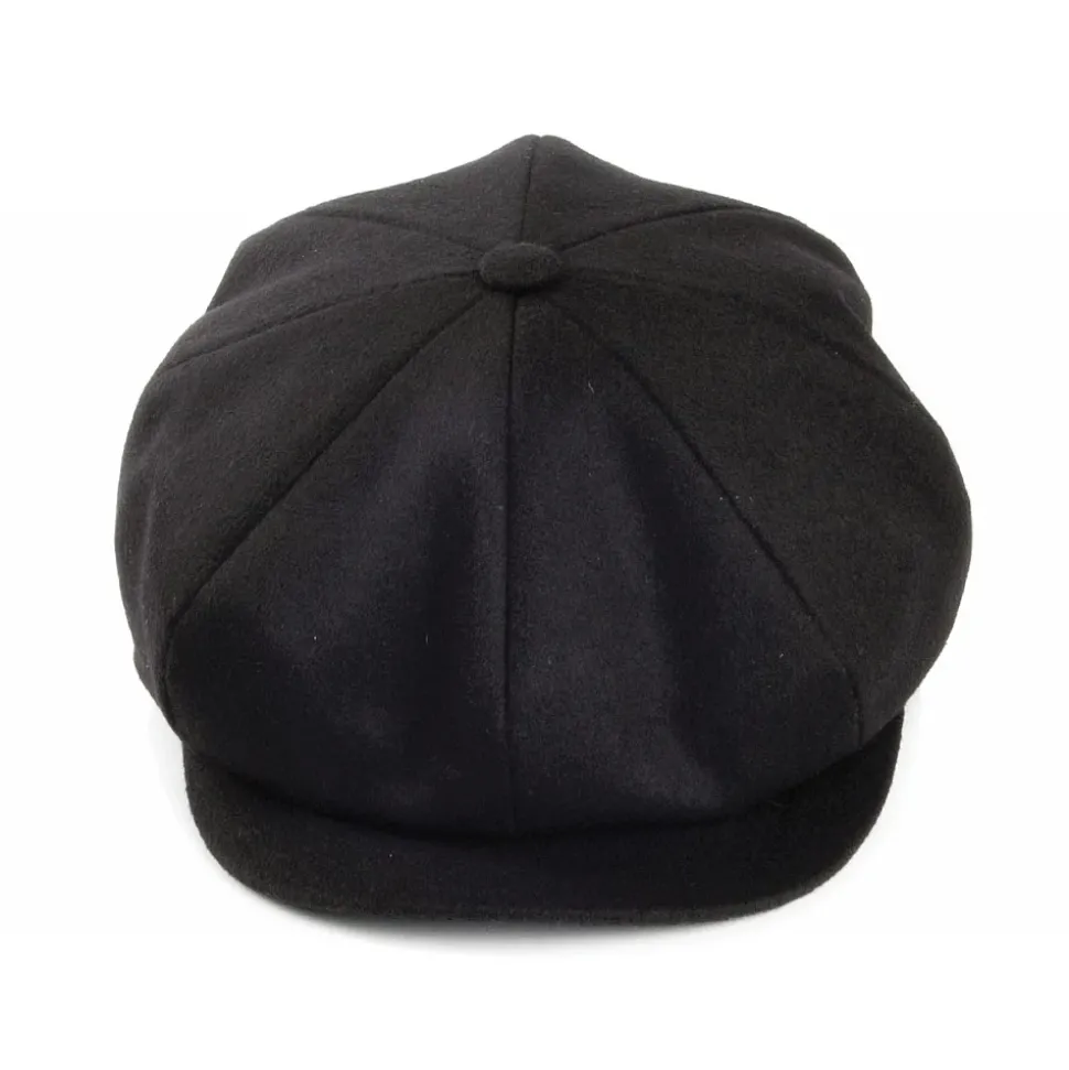 Best Casquette Gavroche En Laine Loden noir Femme Casquettes Plates|Casquettes Femme