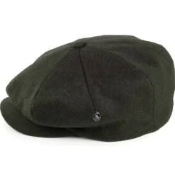Outlet Casquette Gavroche En Laine Loden vert foncé Femme Casquettes Plates|Casquettes Femme