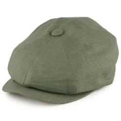Best Casquette Gavroche en Lin Alfie khaki Femme Casquettes Plates|Casquettes Femme