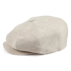 Flash Sale Casquette Gavroche en Lin avoine Femme Casquettes Plates|Casquettes Femme