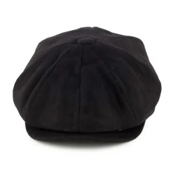 Online Casquette Gavroche en Pure Laine Harlem noir JAXON & JAMES Femme Casquettes Plates|Casquettes Femme