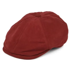 Cheap Casquette Gavroche en Toile de Coton Hudson rouge brique-khaki Femme/Homme Casquettes Plates|Casquettes Plates